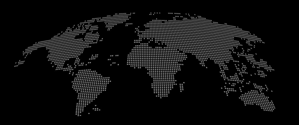 Global distribution map